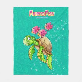 Manta linda de la tortuga