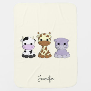 Mantas Dibujo Animado Lindo La Vaca para bebés Mantas Dibujo Animado Lindo La Vaca para bebés