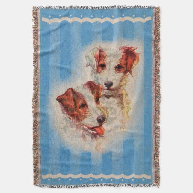 Manta Lindos terriers Jack Russell (Frente vertical)