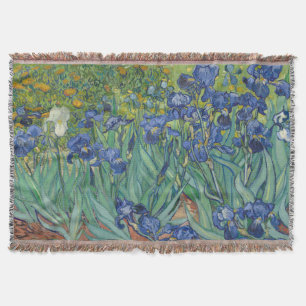 Manta Lirios, pintura al óleo floral, Vincent Van Gogh