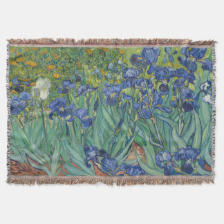 Manta Lirios, pintura al óleo floral, Vincent Van Gogh