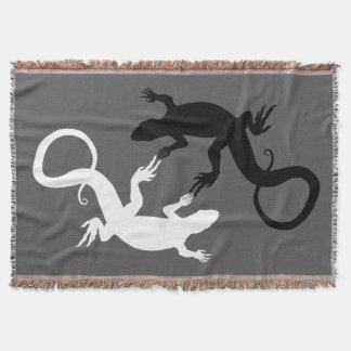 Manta Lizard Art Blankets Reptile Lizard Throw Blanket