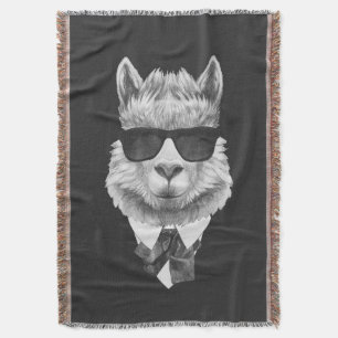 Manta Llama con clase