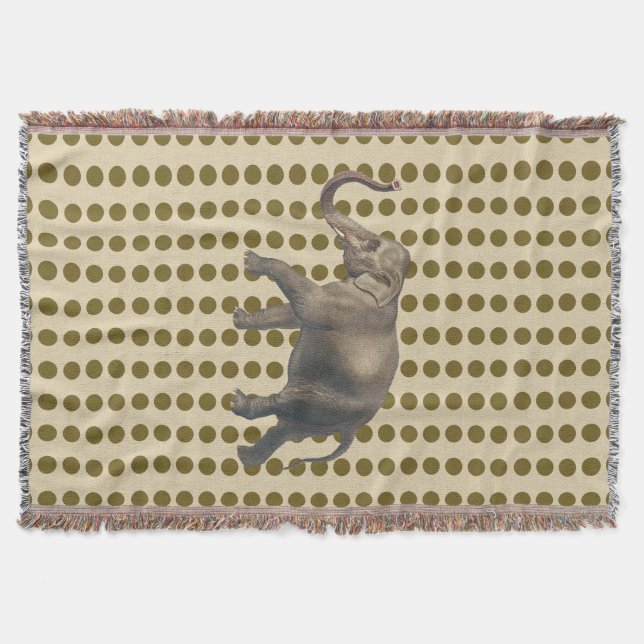 Manta Los ánimos de las especias de curry con los elefan (Anverso)