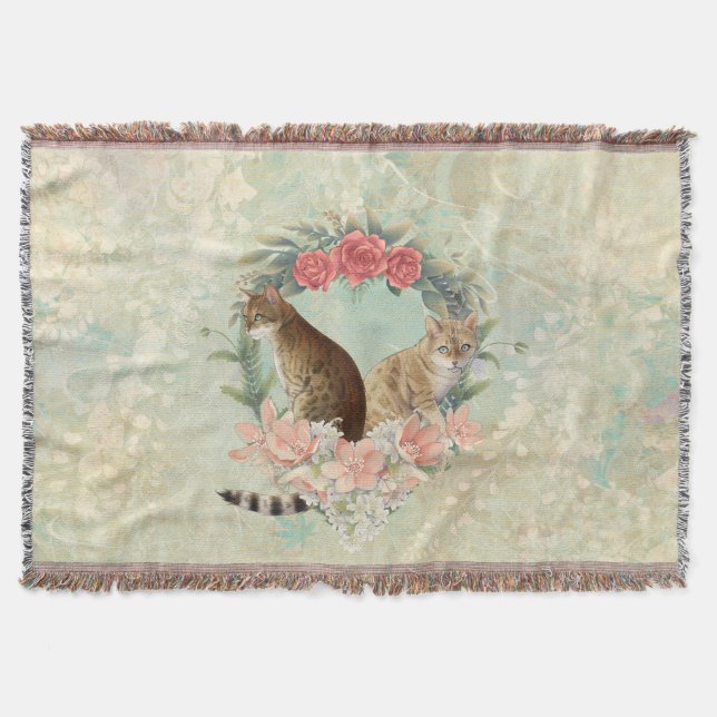 Manta Los Budas de Loki: Gatos de Mika y Chidori Bengal (Anverso)