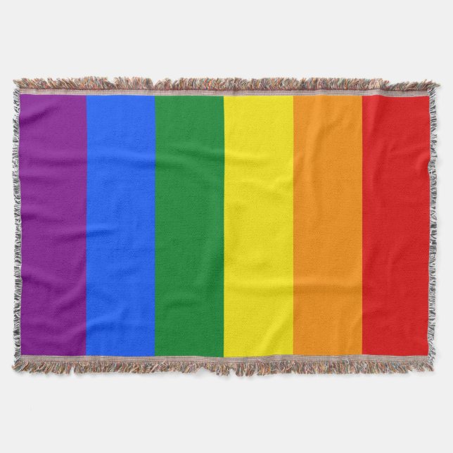 Manta Los colores del arcoiris (Anverso)