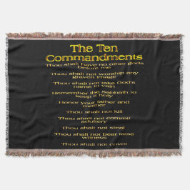 Manta Los Diez Mandamientos 01