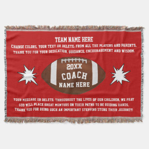 Manta Los mejores regalos del entrenador de fútbol,