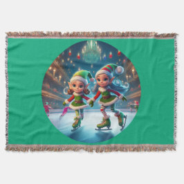 Manta Los pequeños ayudantes de Santa Ana patinan en el 