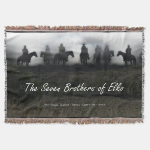 Manta Los siete hermanos de Elko Throw Blanket