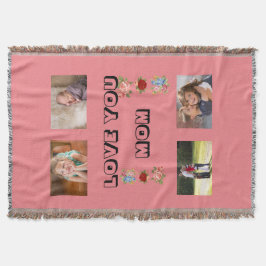 Manta Love You, Mom 4 fotos Pakenham Font