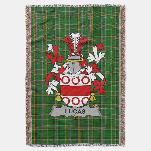 Manta Lucas irlandés o Luke Coat de Brazos Crest Ire (Frente vertical)