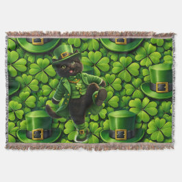 Manta Lucky leprechaun black cat Saint Patrick's Day Pat