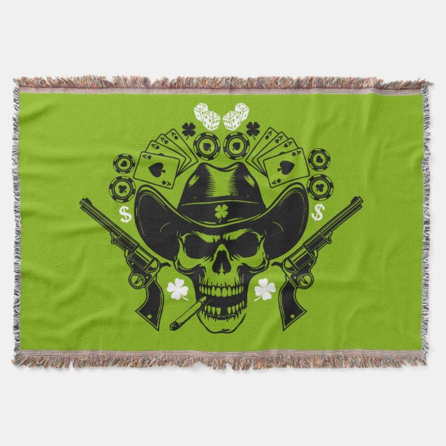 Manta Lucky Poker Skull (Anverso)