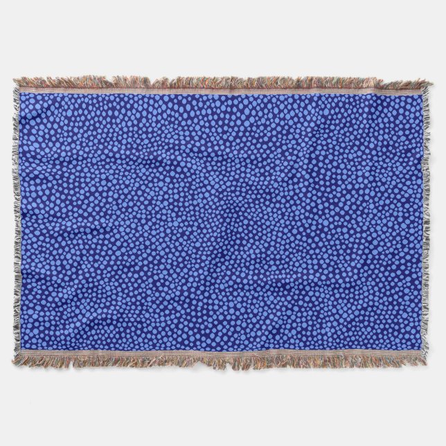 Manta Lugares al azar - Bebé azul en la marina profunda (Anverso)