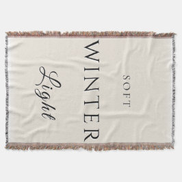 Manta Luz suave de invierno