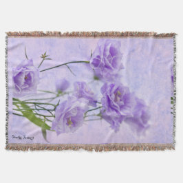 Manta Macro morada de Campanella flor