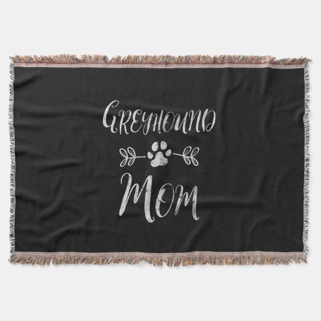 Manta Madre de Greyhound Mamá Camisa Italiana Greyhound  (Anverso)