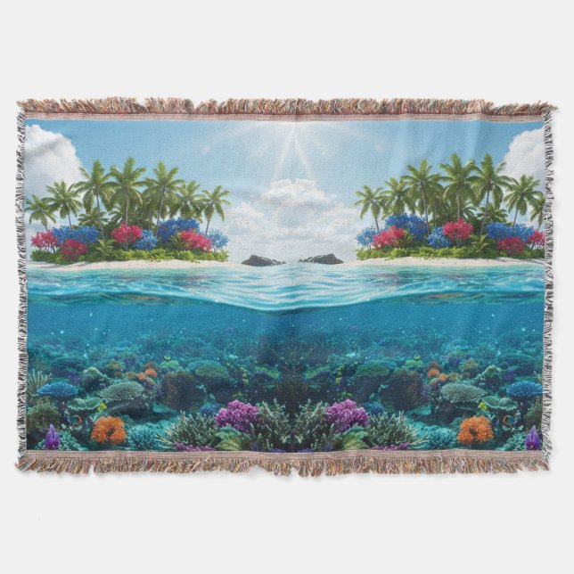 Manta Magnífico paisaje insular (Anverso)