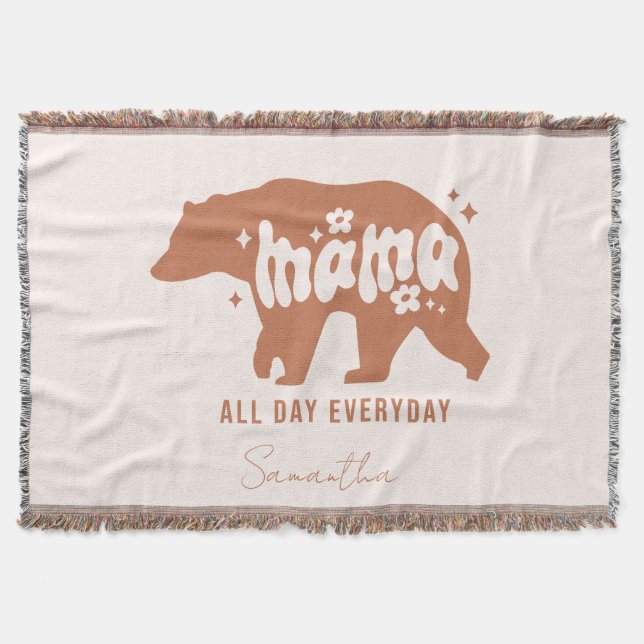Manta Mama Bear - Todo el día (Anverso)