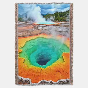 Manta Manantial Caliente Vibrante: Arte Maravilla de la