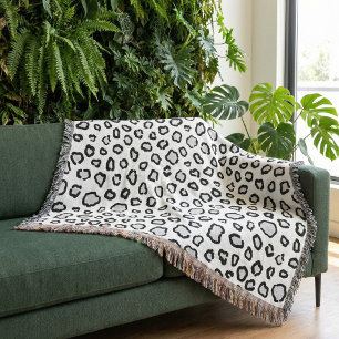 Manta Manchas mínimas inspiradas en el leopardo de las n