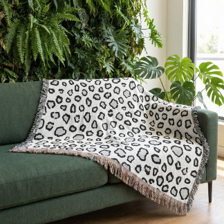 Manta Manchas mínimas inspiradas en el leopardo de las n