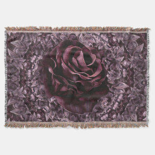 Manta Mandala de rosa 