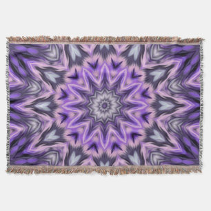 Manta Mandala púrpura de Lilac