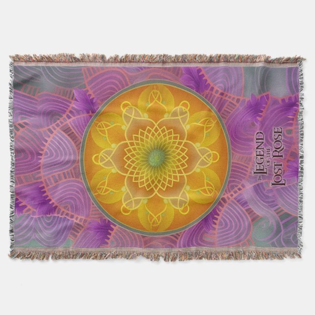 Manta Mandala Throw Blanket encantado (Anverso)