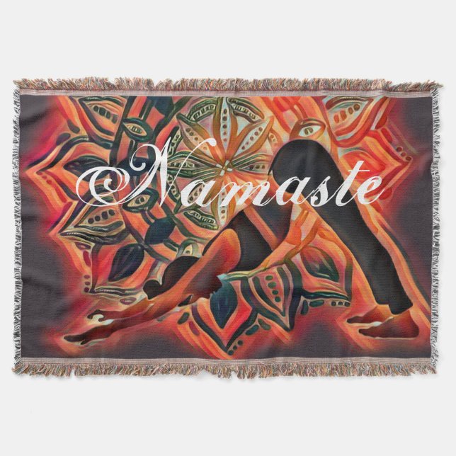 Manta Mandala Yoga Meditación Namaste Espiritual (Anverso)