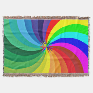 Manta Mandalas de Colores de Arcoíris-46556