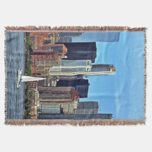 Manta Manhattan NY - Barco de vela por Manhattan Skyline