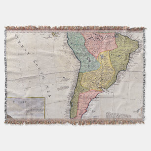 Manta Mapa antiguo inspirado (8)
