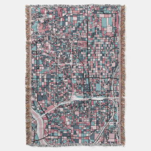 Manta Mapa de Kyoto Japón