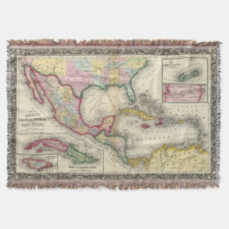 Manta Mapa de México, America Central