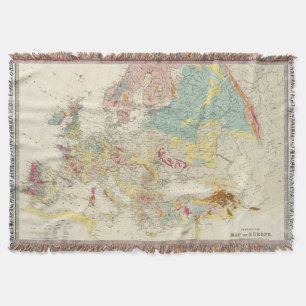 Manta Mapa geológico Europa