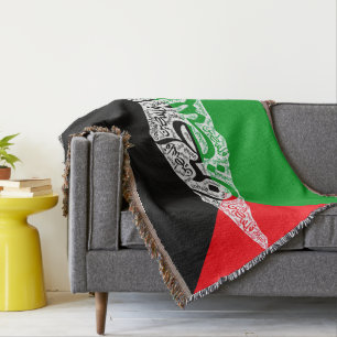 Manta Mapa y bandera de Palestina libre ف ن س ط