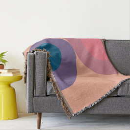 Manta Mar Coral Moderno de Mediano Siglo