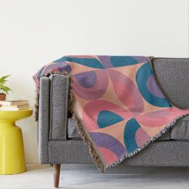 Manta Mar Coral Moderno de Mediano Siglo