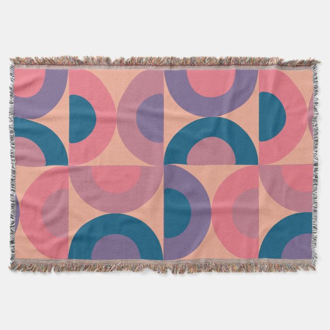 Manta Mar Coral Moderno de Mediano Siglo (Anverso)