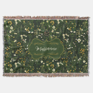 Manta Marianne Dark Daisy Floral