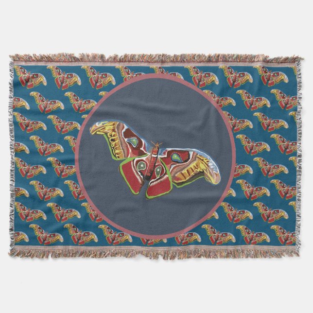 Manta Mariposa colorida (Anverso)