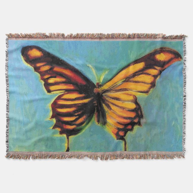 Manta Mariposa de primavera de verano - Funda (Anverso)