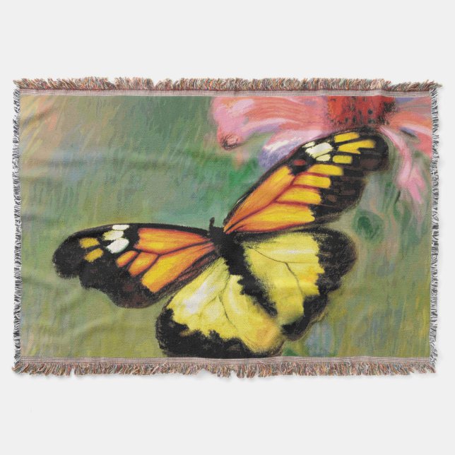 Manta Mariposa de primavera de verano - Funda (Anverso)