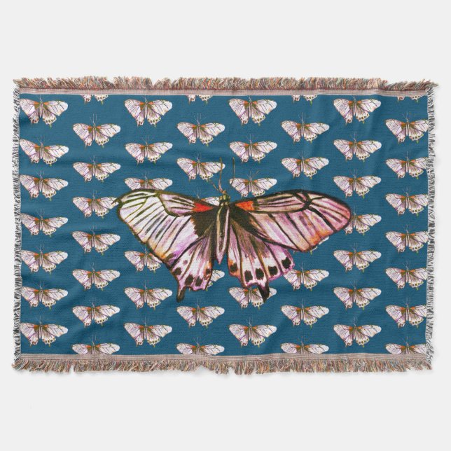 Manta Mariposa morada (Anverso)