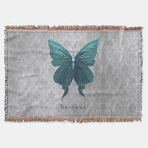 Manta Mariposa verde azulada