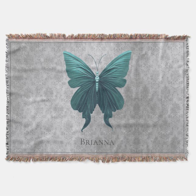 Manta Mariposa verde azulada (Anverso)
