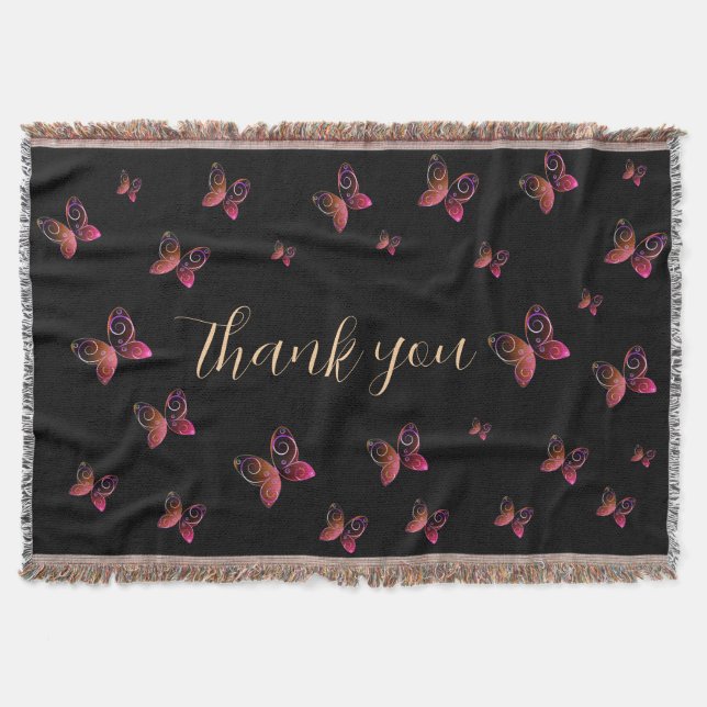 Manta mariposas voladoras (Anverso)