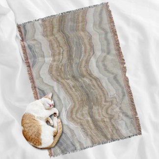 Manta mármol gris marrón escandinavo minimalista
